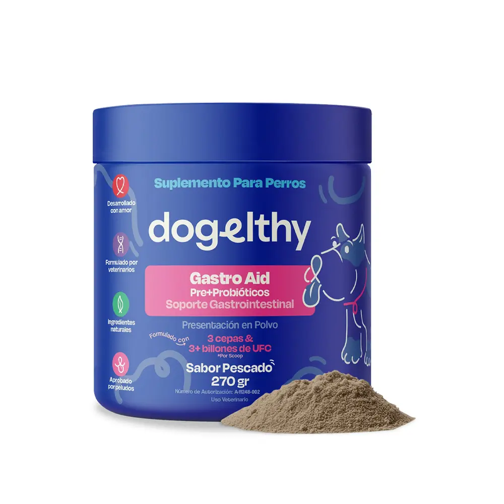 Dogelthy Probioticos para Perro y Gato 270 g