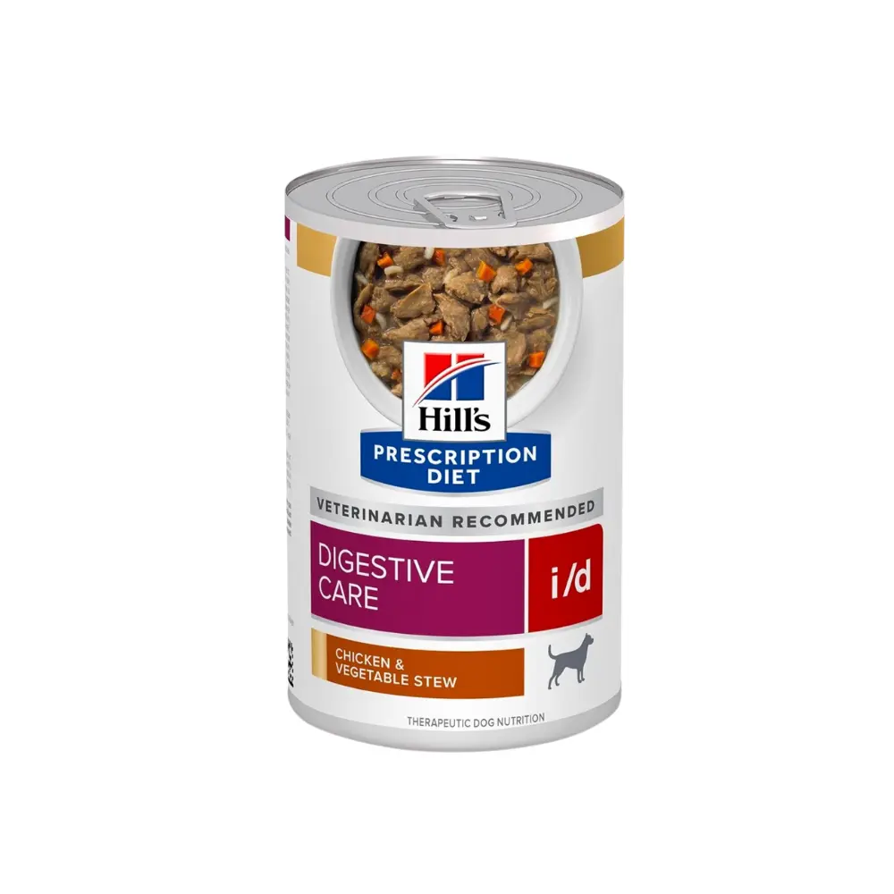 [HIVET-HM-ID-ESDO-354G] Hill's Prescripcion Alimento Humedo i/d Digestive Care para Perro Adulto Receta Estofado 354 g