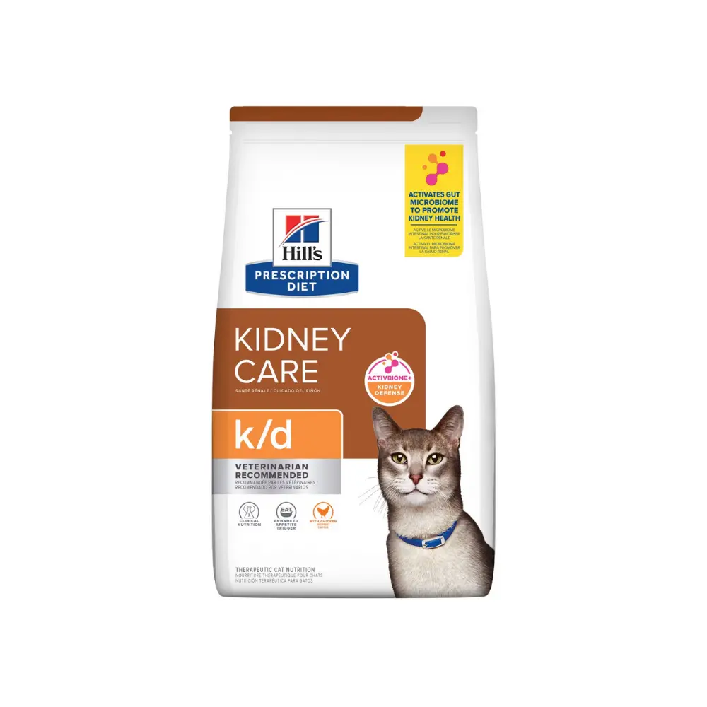 [HIVET-FE-KD-1.8KG] Hill's Prescripcion Alimento Seco k/d Kidney Care para Gato Adulto 1.8 kg
