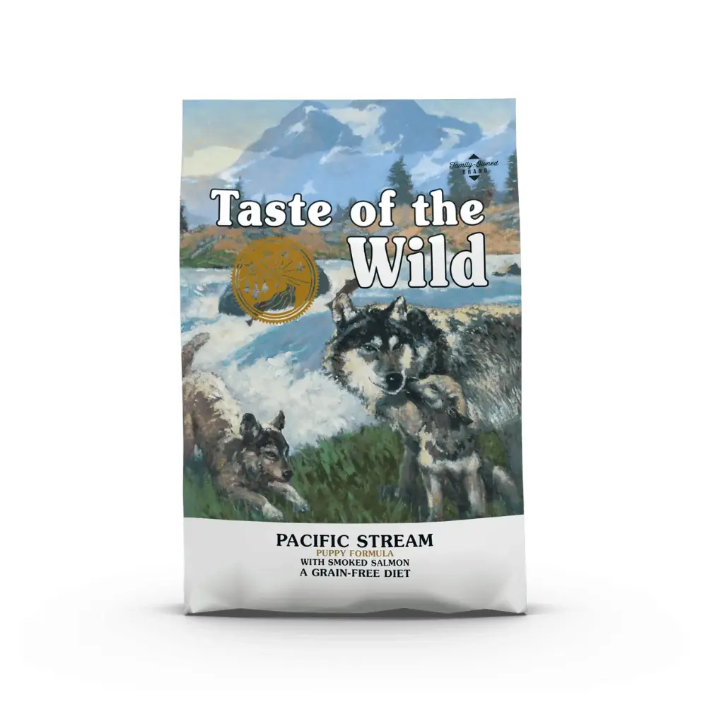 Taste of the Wild Alimento Seco Pacific Stream para Perro Cachorro Receta Salmon Ahumado 12.7 kg