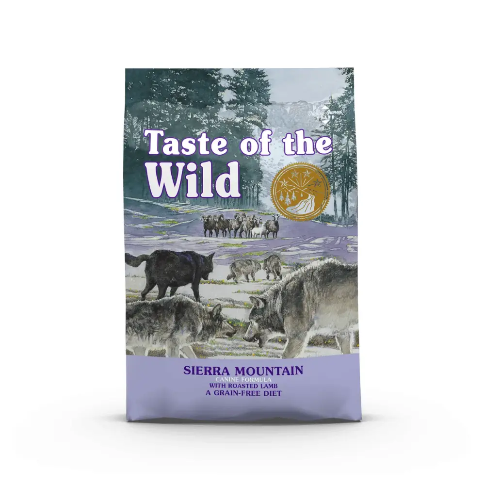 Taste of the Wild Alimento Seco Sierra Mountain para Perro Adulto Receta Cordero Asado 2.28 kg