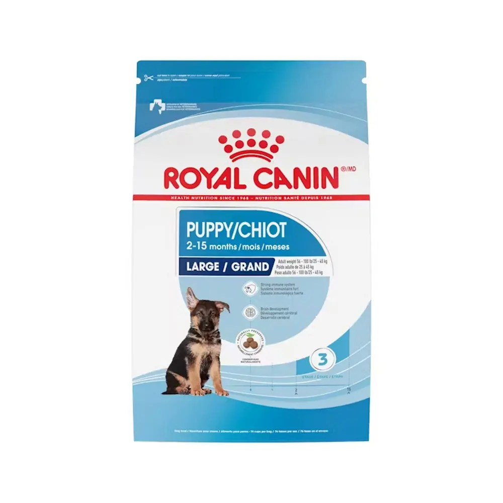 [RC-CA-RG-7.72KG] Royal Canin Alimento Seco para Perro Cachorro Raza Grande 7.72 kg