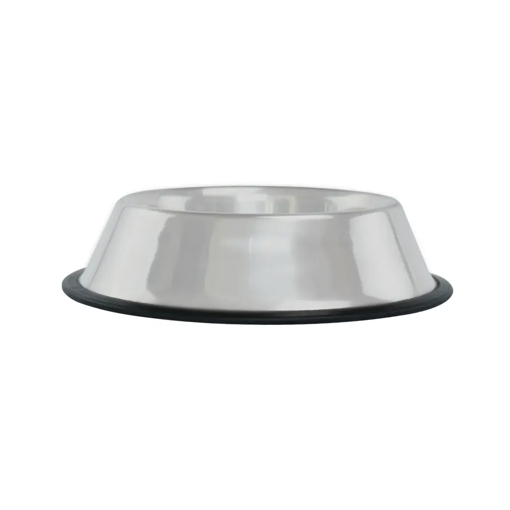 [FP-PLT-AC-907G] Fancy Pets Plato de Acero para Perro y Gato 907 g