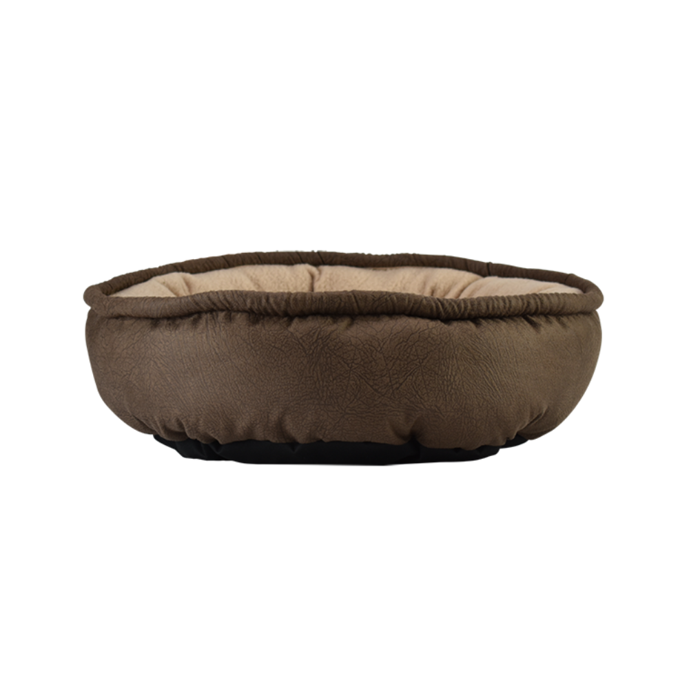 Fancy Pets Cama Ergonomica Redonda para Perro y Gato Chica