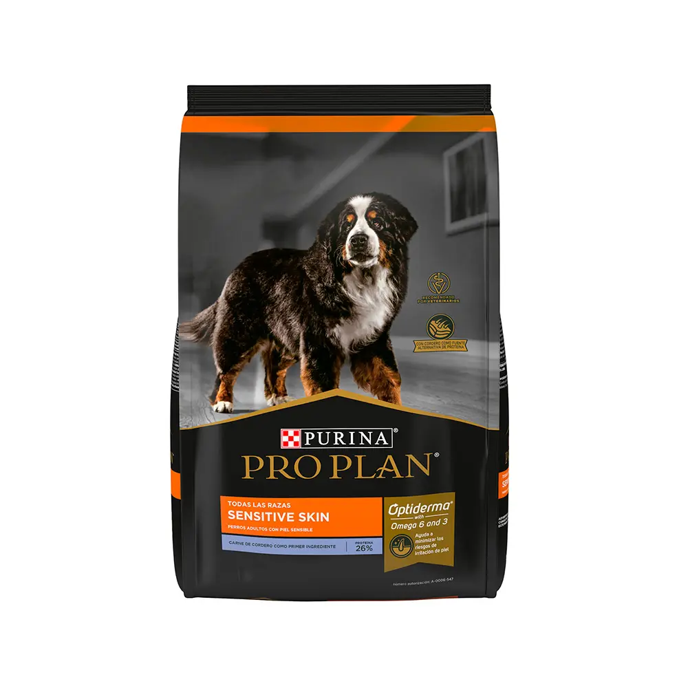 [PP-SENS-CDRO-7.5KG] Pro Plan Alimento Seco Sensitive Skin para Perro Adulto Todas las Razas Receta Cordero 7.5 kg